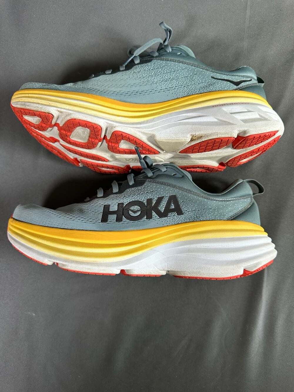 HOKA Bondi 8 Men’s Size 11 Goblin Blue Running Shoes